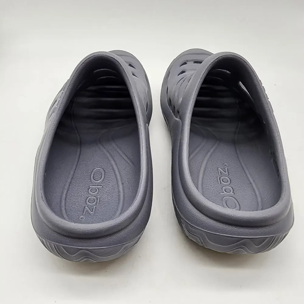 Oboz Whakata Coast Sandals‎ Women's 7 Mineral Gray Comfort Slides Slip-on Shoes